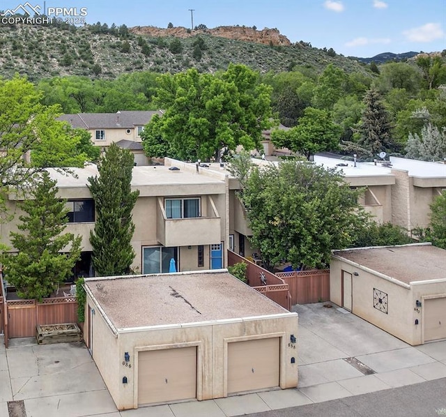 686 Echo Ln, Colorado Springs, CO 80904 - bird's eye view of a mountainous background