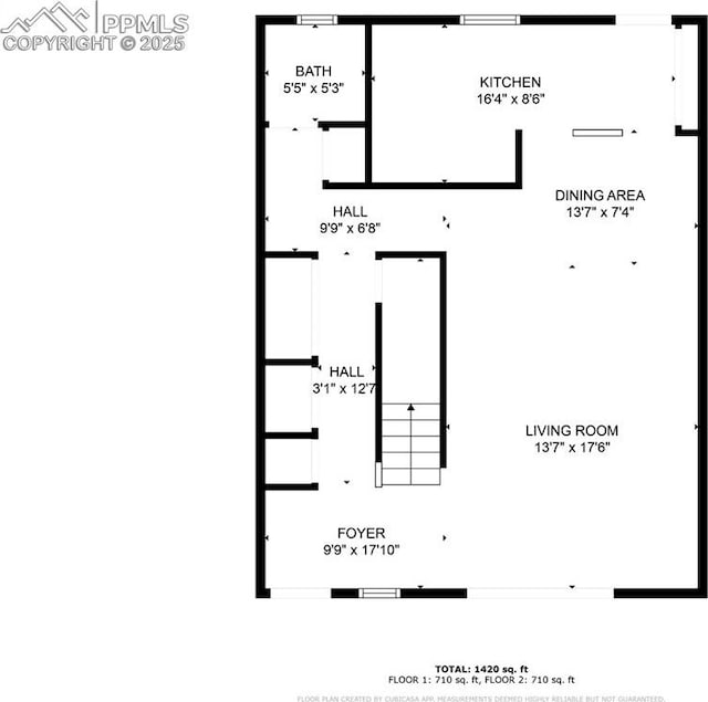 686 Echo Ln, Colorado Springs, CO 80904 - view of home floor plan
