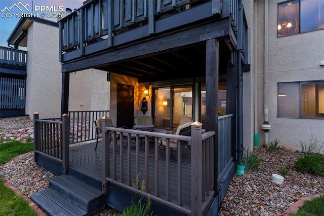 942 Fontmore Rd Unit B, Colorado Springs, CO 80904 - deck featuring outdoor dining area