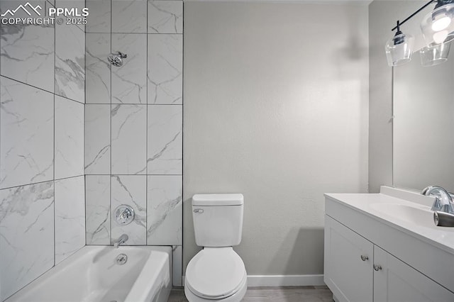 4408 Winding Cir, Colorado Springs, CO 80917 - full bath with vanity and shower / tub combination