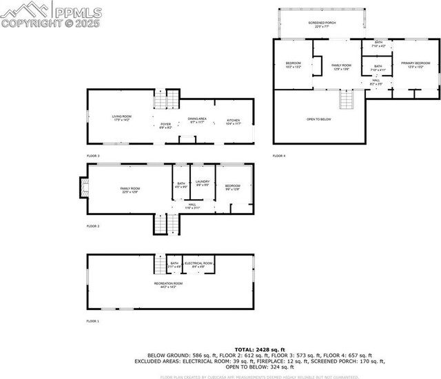 4408 Winding Cir, Colorado Springs, CO 80917 - view of property floor plan