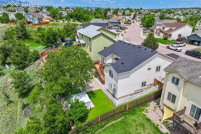 830 Winebrook Way, Fountain, CO 80817 - aerial perspective of suburban area