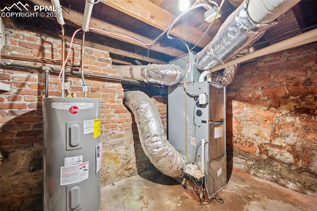 117 S Limit St, Colorado Springs, CO 80905 - utility room featuring electric water heater