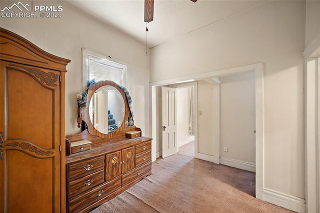 117 S Limit St, Colorado Springs, CO 80905 - hallway featuring light carpet and baseboards