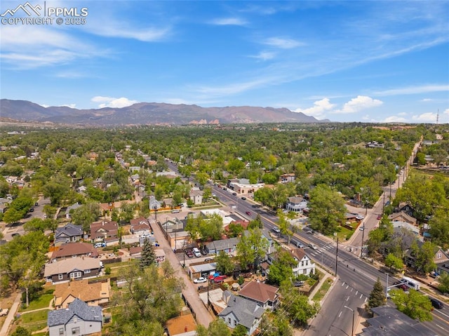 117 S Limit St, Colorado Springs, CO 80905 - aerial perspective of suburban area featuring mountains