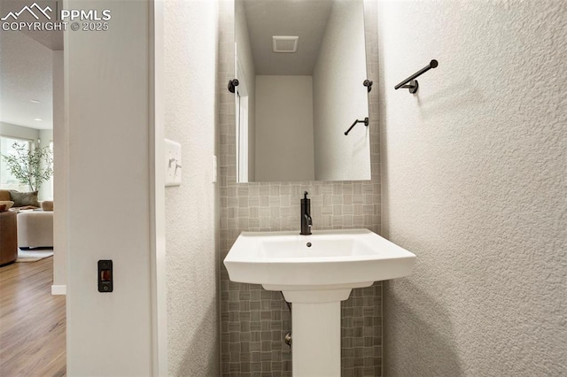 6471 Rolling Creek Dr, Colorado Springs, CO 80924 - bathroom featuring wood finished floors