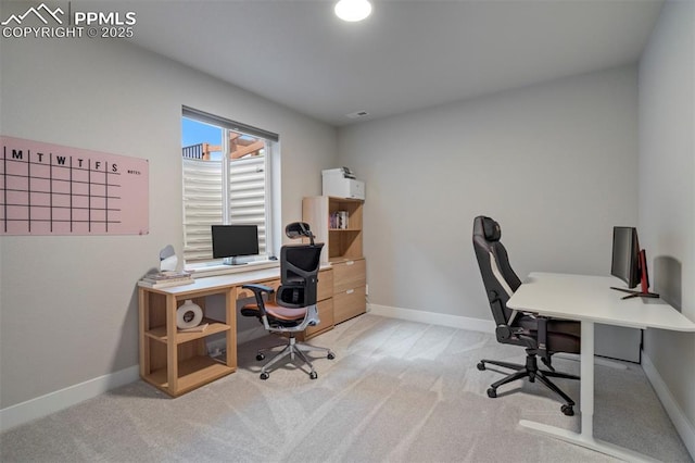 6471 Rolling Creek Dr, Colorado Springs, CO 80924 - carpeted office space with baseboards