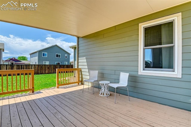6676 Liberator Trl, Colorado Springs, CO 80925 - view of wooden terrace