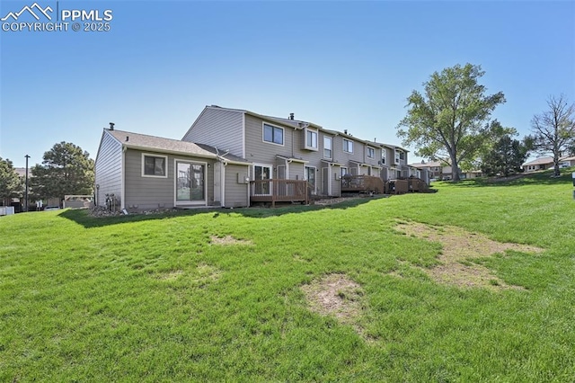 2013 Erin Loop, Colorado Springs, CO 80918 - back of house with a lawn and a deck