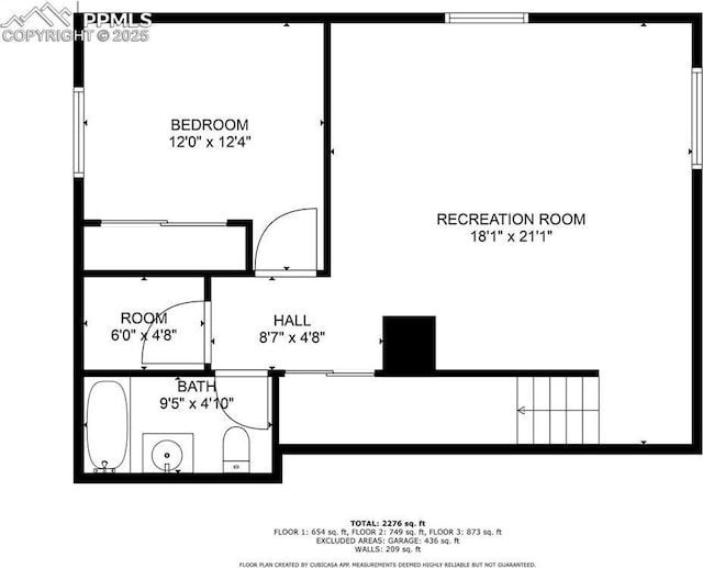 8370 Lupan Dr, Colorado Springs, CO 80951 - view of home floor plan