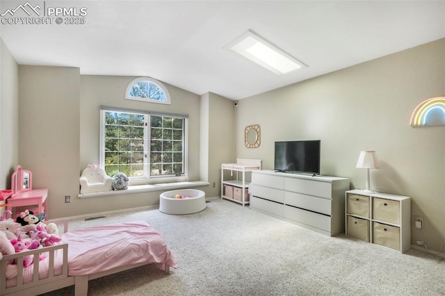 1240 Lone Scout Lookout, Monument, CO 80132 - bedroom with vaulted ceiling and carpet