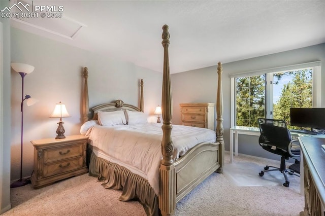 1240 Lone Scout Lookout, Monument, CO 80132 - bedroom with light colored carpet and a desk