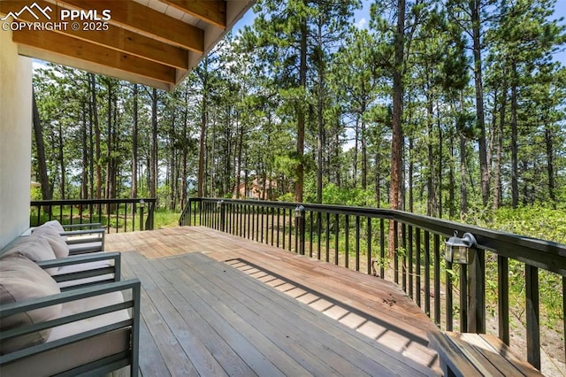 1240 Lone Scout Lookout, Monument, CO 80132 - view of wooden deck
