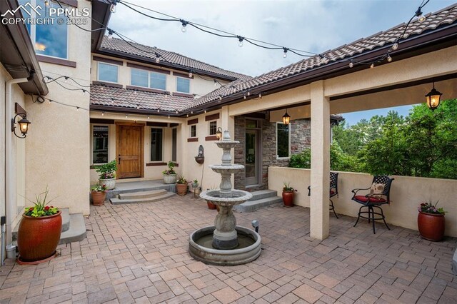 5085 Saxton Hollow Rd, Colorado Springs, CO 80908 - view of patio / terrace