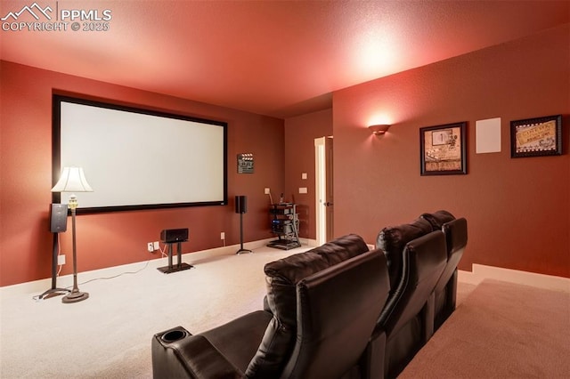 5085 Saxton Hollow Rd, Colorado Springs, CO 80908 - cinema room featuring carpet flooring