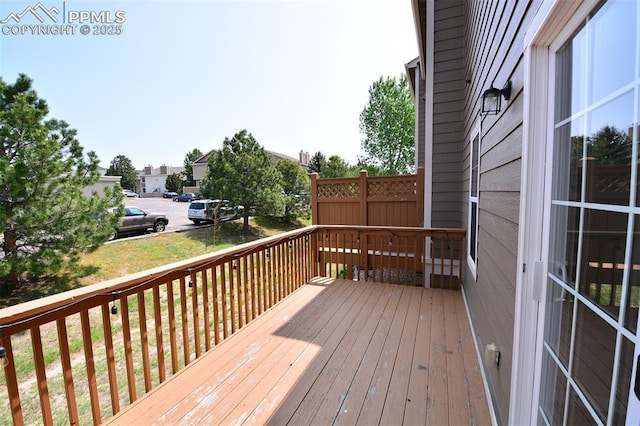 1160 Walters Pt, Monument, CO 80132 - view of wooden deck