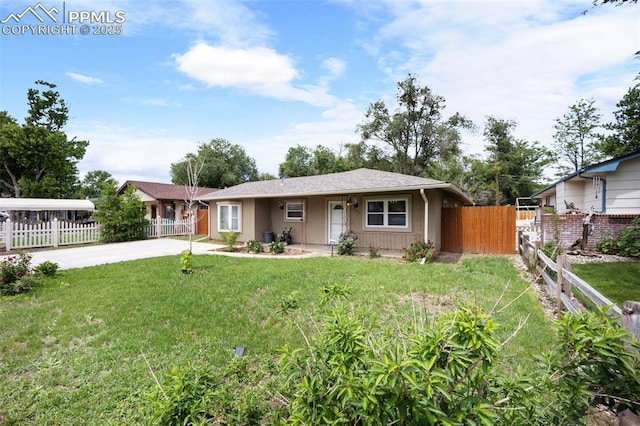 305 Rosewood Dr, Fountain, CO 80817 - ranch-style home featuring concrete driveway