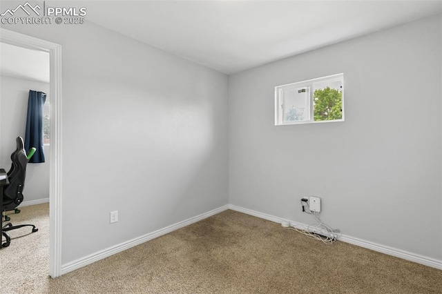 1513 Rosemont Dr, Colorado Springs, CO 80911 - carpeted spare room featuring baseboards