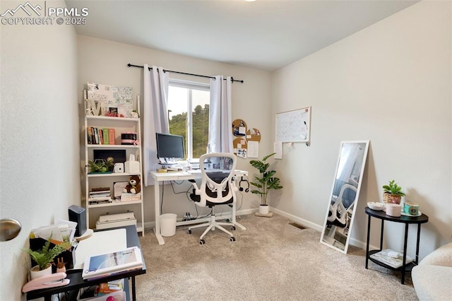 2001 Birmingham Loop, Colorado Springs, CO 80910 - carpeted office featuring baseboards