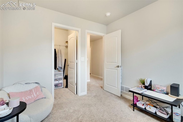 2001 Birmingham Loop, Colorado Springs, CO 80910 - living area with carpet and baseboards