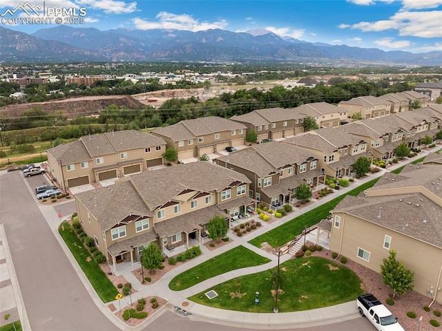 2001 Birmingham Loop, Colorado Springs, CO 80910 - aerial perspective of suburban area with a mountain backdrop