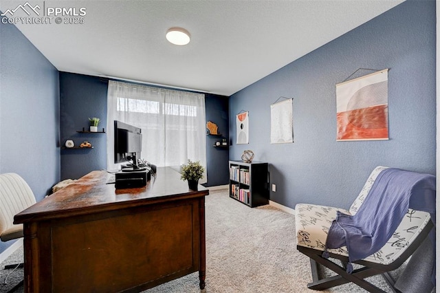 9276 Glitter Way, Colorado Springs, CO 80924 - carpeted home office with baseboards