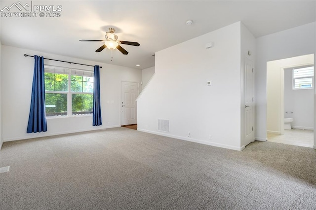 7689 Sniktau Pt, Peyton, CO 80831 - carpeted spare room with ceiling fan and baseboards