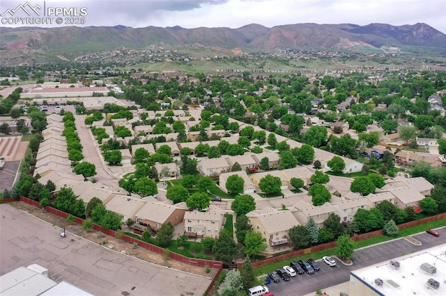 1646 Pinon Glen Cir, Colorado Springs, CO 80919 - bird's eye view of mountains