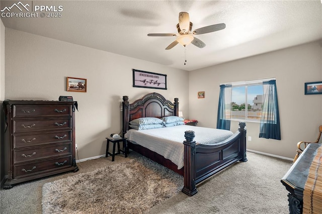 5228 Gannet Ln, Pueblo, CO 81008 - bedroom with carpet and a ceiling fan