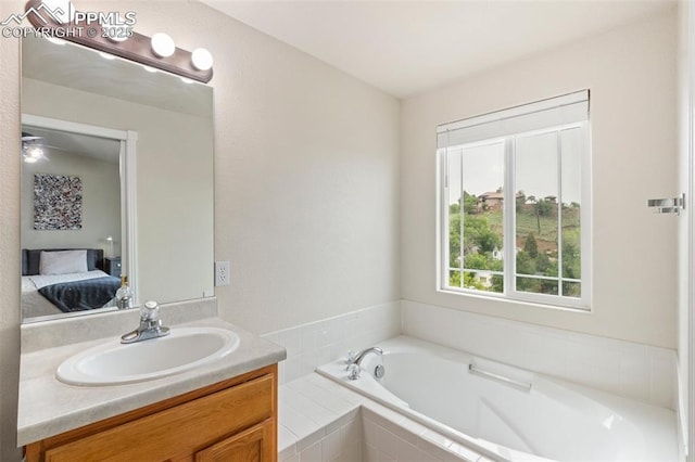 2237 Stepping Stones Way Unit C, Colorado Springs, CO 80904 - bathroom featuring vanity, a bath, and connected bathroom