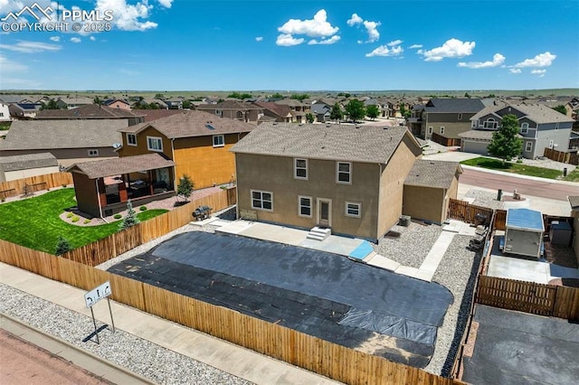 10208 Abrams Dr, Colorado Springs, CO 80925 - aerial perspective of suburban area