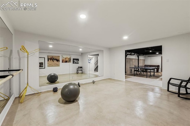 3320 Camels Ridge Ln, Colorado Springs, CO 80904 - workout room featuring recessed lighting