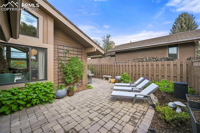 3320 Camels Ridge Ln, Colorado Springs, CO 80904 - view of patio featuring a grill
