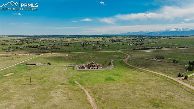 15958 Shadow Mountain Ranch Rd, Larkspur, CO 80118 - overview of rural landscape with a mountainous background