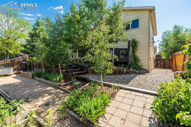 6430 Chantilly Pl, Colorado Springs, CO 80922 - view of front of property featuring a fenced backyard and a patio area
