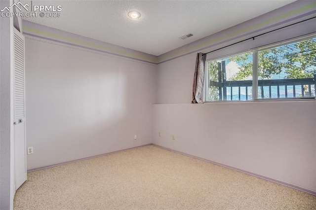6430 Chantilly Pl, Colorado Springs, CO 80922 - spare room with carpet and a textured ceiling