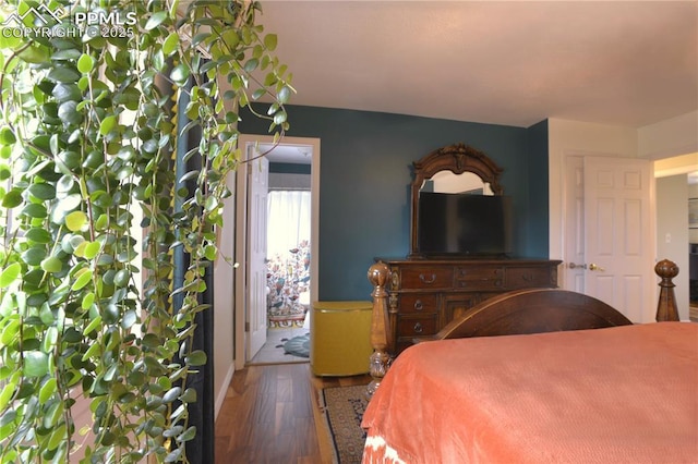 2525 Snowbird Ct, Colorado Springs, CO 80918 - bedroom with wood finished floors