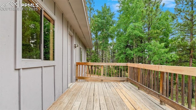 900 Beaver Creek Dr, Florissant, CO 80816 - view of deck