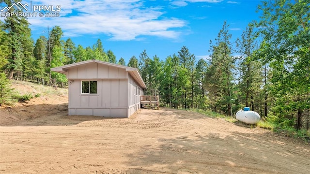 900 Beaver Creek Dr, Florissant, CO 80816 - view of property exterior featuring board and batten siding