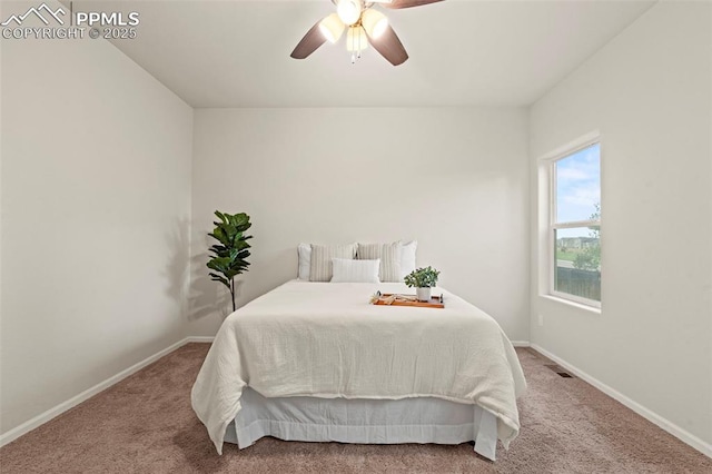 10067 Seawolf Dr, Colorado Springs, CO 80925 - bedroom featuring carpet floors, baseboards, and ceiling fan