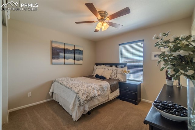 7312 Grady Cir, Castle Rock, CO 80108 - carpeted bedroom featuring baseboards and ceiling fan