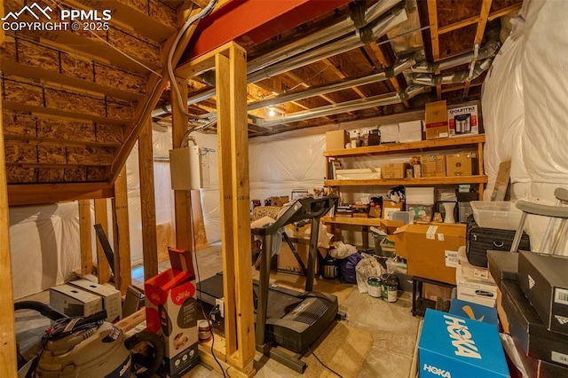 7312 Grady Cir, Castle Rock, CO 80108 - view of unfinished below grade area