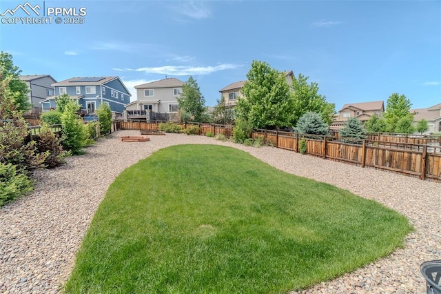 7312 Grady Cir, Castle Rock, CO 80108 - view of yard with a residential view