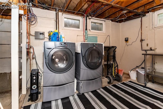 1017 N Sheridan Ave, Colorado Springs, CO 80909 - laundry room featuring washer and clothes dryer