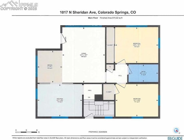 1017 N Sheridan Ave, Colorado Springs, CO 80909 - room layout