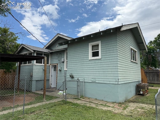 506 S Hancock Ave, Colorado Springs, CO 80903 - rear view of house with a gate
