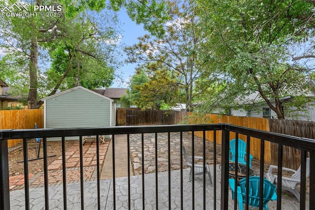 421 N Spruce St, Colorado Springs, CO 80905 - wooden terrace featuring a fenced backyard