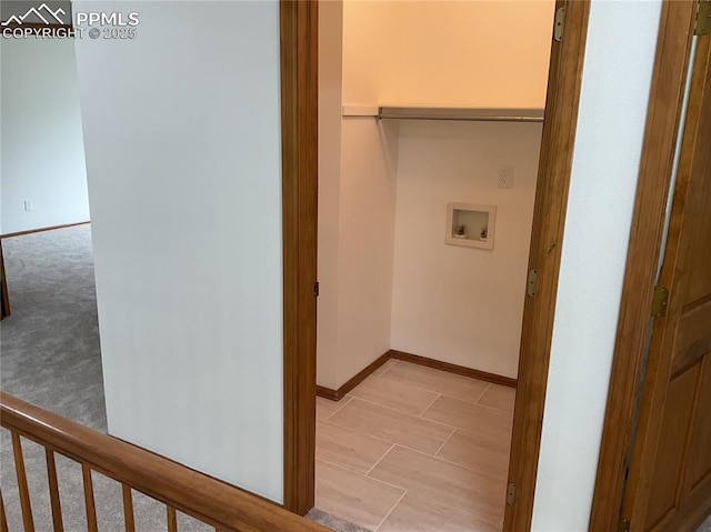 1185 Marlstone Pl, Colorado Springs, CO 80904 - washroom featuring washer hookup and baseboards