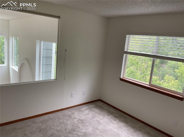 1185 Marlstone Pl, Colorado Springs, CO 80904 - carpeted spare room featuring a textured ceiling