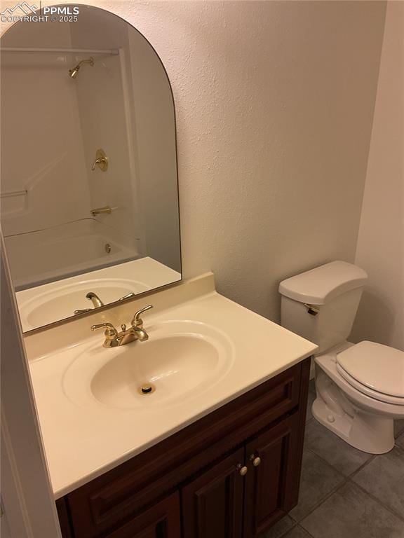 1185 Marlstone Pl, Colorado Springs, CO 80904 - full bathroom featuring vanity, tile patterned flooring, and shower / tub combination